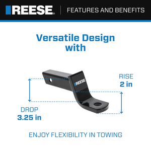 Product of Reese 2117511 2 Inch Receiver Trailer Hitch Ball Mount 