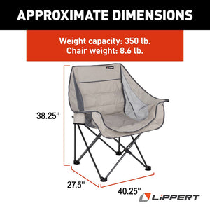 Lippert Components 2021128651 Camping Chair||2021128651_1.Jpg||86||m6v2021128651||990698