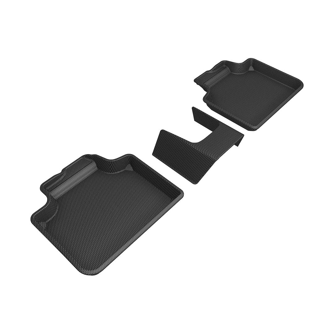 Product of 3D Mats KAGU L1BM12621509 Black Thermoplastic Rubber Of Carbon Fiber Texture Floor Liner 