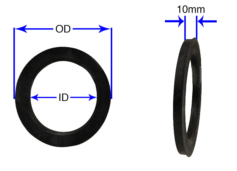Product of Coyote Wheel Accessories 72-6610 Wheel Hub Centric Ring