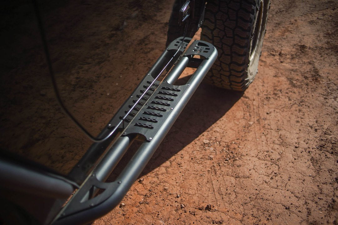 Product of DV8 Offroad SRJK-09 OE Plus Nerf Bar With Surface Steps 