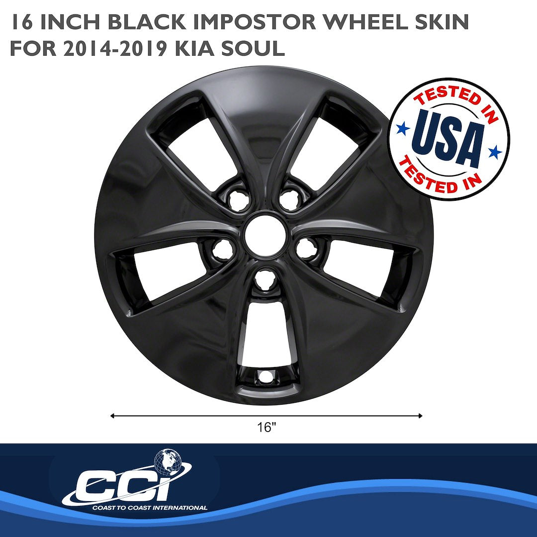 Product of Coast To Coast IWCIMP400BLK Black Set Of 4 