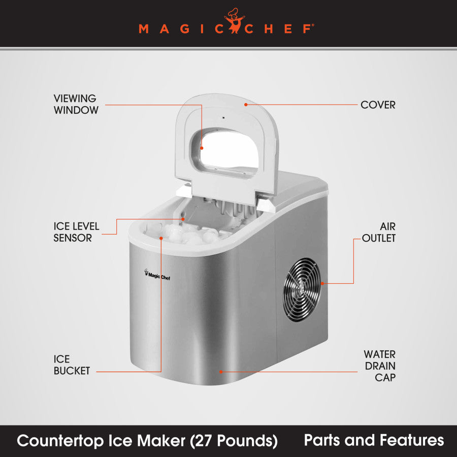 Product of Magic Chef Mcim22sv Ice Machine