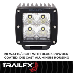 Product of TrailFX 2X2CF Driving/ Fog Light 
