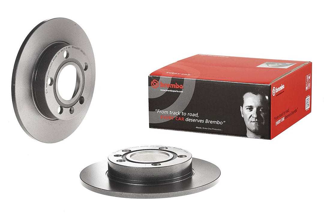 Product of Brembo 08913611C02 Solid 1 Piece Brake Rotor 