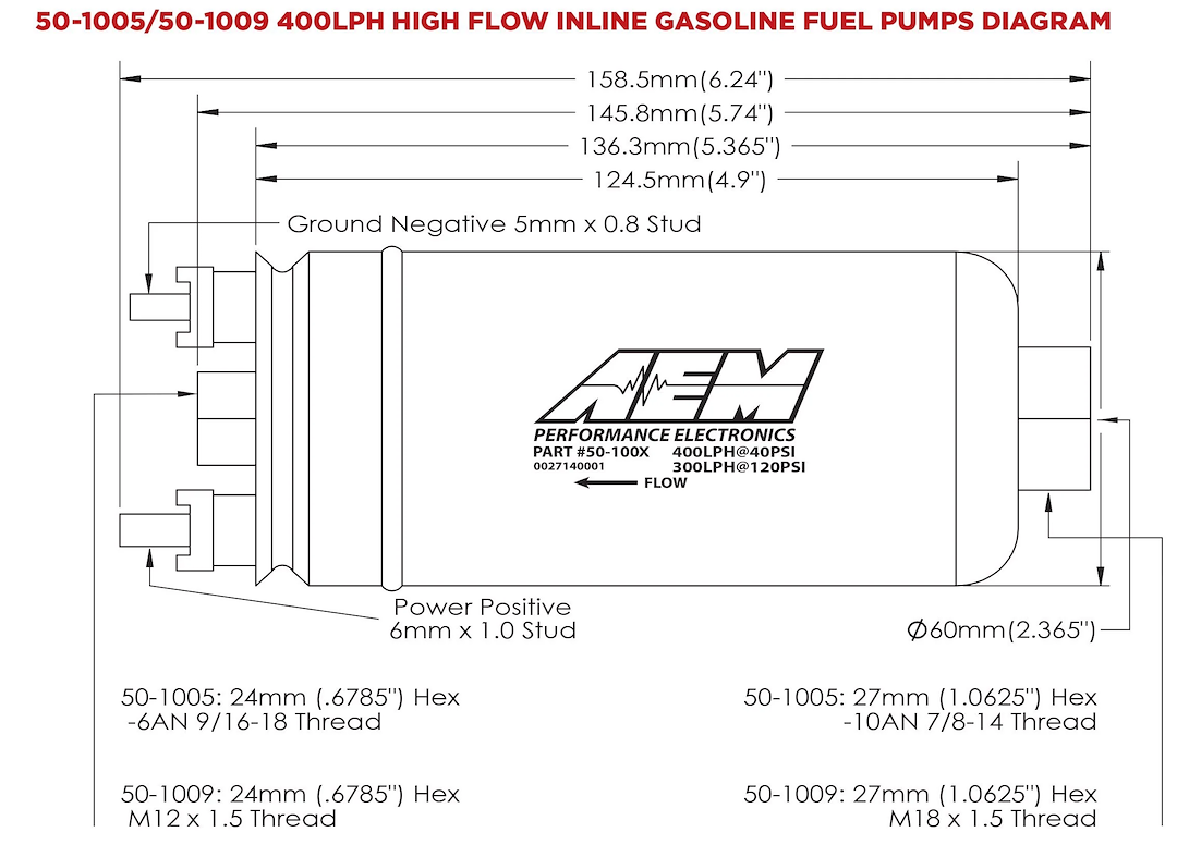 Aem Electronics 50-1009 Fuel Pump Electric||0b782b36f1e2cad07d61ddc3758fa2549b65859d.Png||88||a1y501009||1650416