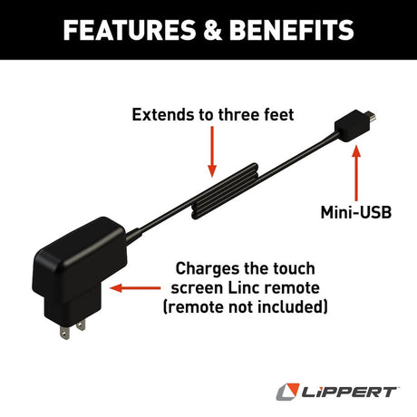 Product of Lippert Components 267401 Leveling System Remote Control
