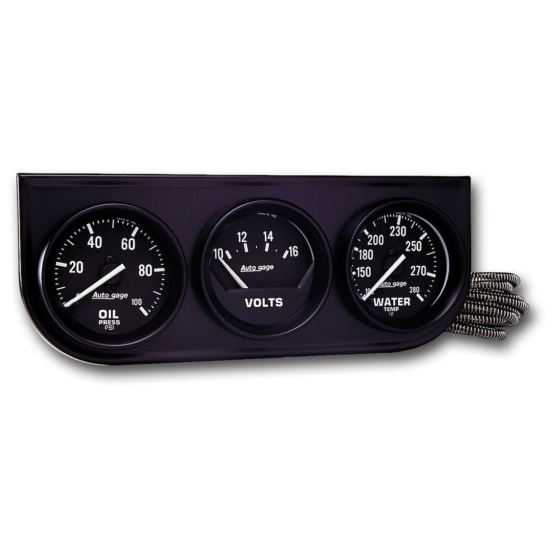 Product of Autometer 2397 Gauge Oil Pressure/ Voltmeter/ Water Temperature