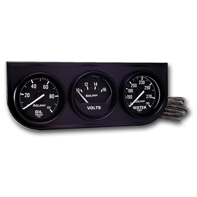 Product of Autometer 2397 Gauge Oil Pressure/ Voltmeter/ Water Temperature