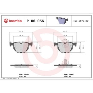 Brembo P06056 Brake Pad||p06056_Drw.Jpg||88||brmp06056||1752331