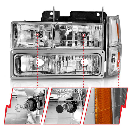 Product of Anzo Usa 111506 Headlight Assembly