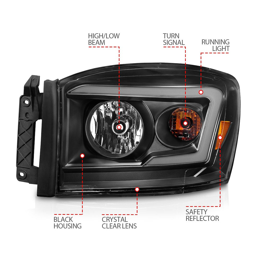 Anzo Usa 111524 Headlight Assembly||||87||a1r111524||2001984