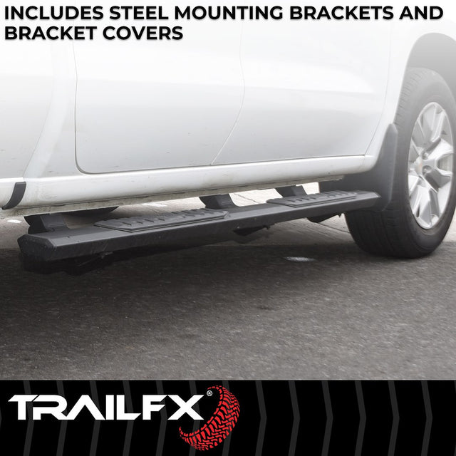 Product of TrailFX AL4015B TrailFX A4 Series Nerf Bar With Surface Steps 