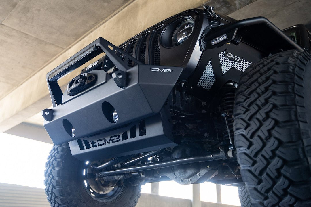 Dv8 Offroad Spjl-02 Skid Plate||2018-2023-Jeep-Jl_Jt-Sway-Bar-Disconnect-Skid-Plate_Installed-06.Jpg||95||dv8spjl02||1628999