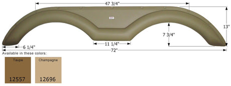 Product of Icon 12557 Fender Skirt