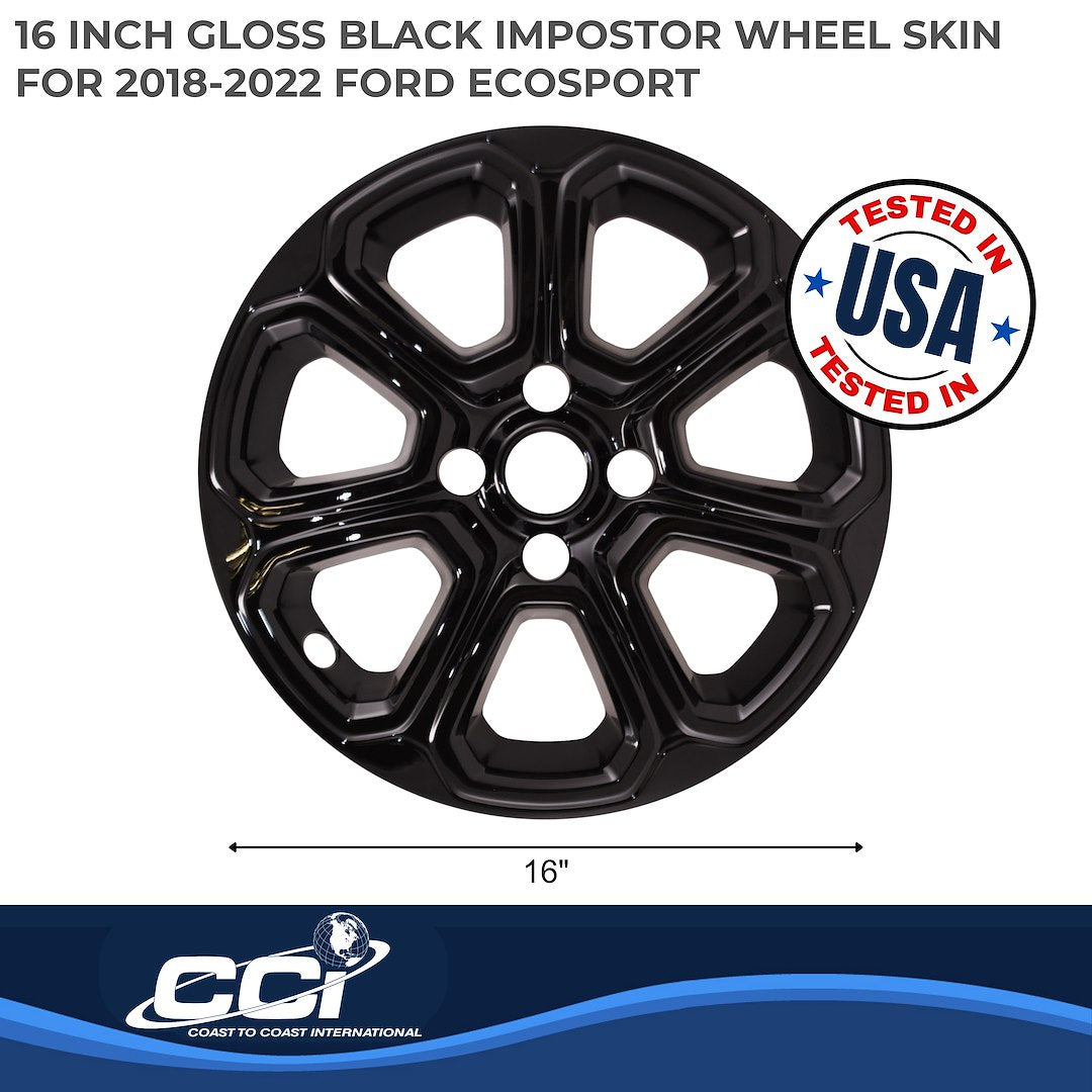 Product of Coast To Coast IWCIMP456BLK Black Set Of 4 