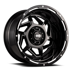 Grid Wheels Gd1417090237m0008 Wheel||gd14_Gloss Black With Milled Accents.Jpg||85||grwd179237m8||1156116
