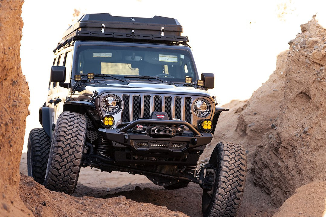 Product of DV8 Offroad FBJL-09 Spec Series Steel Powder Coated Bumper 