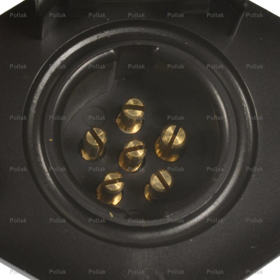Product of Pollak 12-720 Vehicle End 6 Pin Trailer Wiring Connector 