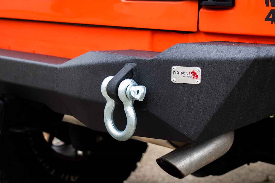 Product of Fishbone Offroad FB22278 Mako Steel Powder Coated Bumper 
