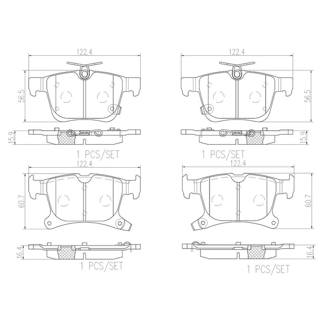Brembo P11043n Brake Pad||p11043n_Drw.Jpg||85||brmp11043n||1752686