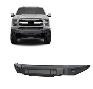 Product of Black Horse Offroad AFB-F116-BU Armour II Steel Matte Powder Coated Bumper 