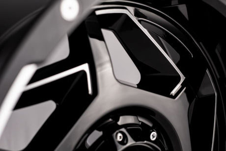 Product of Grid Wheels 20x9 Black With Natural Accents Wheel - 6x5.31 Bolt Pattern 