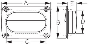 Sea Dog 227320-1 Boat Hatch Pull||227320-1_1.Jpg||86||sdg2273201||902769
