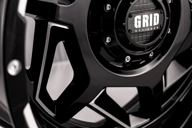 Product of Grid Wheels 24x14 Black With Natural Accents Wheel - Not Applicable Bolt Pattern 