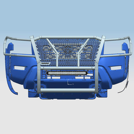 Product of Black Horse Offroad RU-NIFR22-B-K1 Grille Guard  