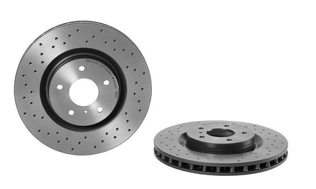 Product of Brembo 0984851XC02 Xtra Vented Cross Drilled 1 Piece Brake Rotor 