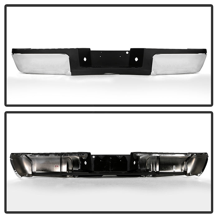 Product of Spyder Automotive 9948398 Steel Chrome Plated Bumper 