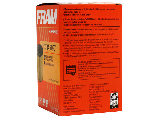 Fram Filter Ch12939 Oil Filter||||89||f24ch12939||2018097