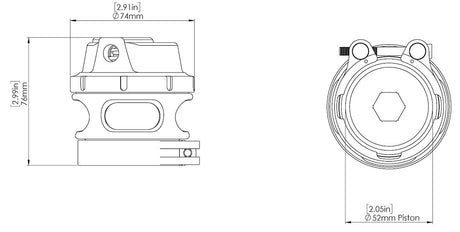 Product of Turbo Smart Ts-0204-1142 Turbocharger Blow Off Valve