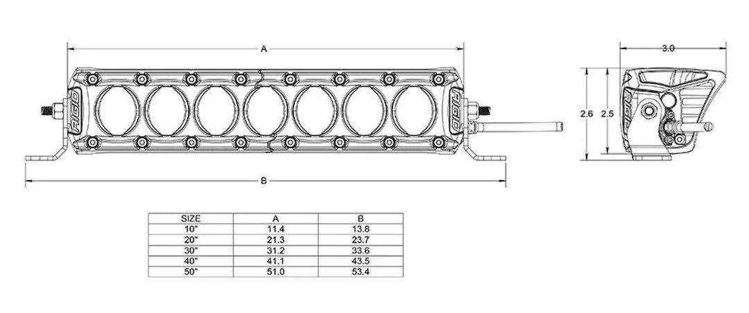 Product of Rigid Lighting 420613 Light Bar 
