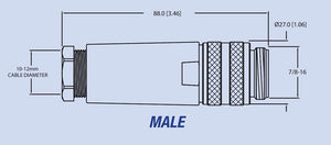 Product of Maretron Fa-Nm-St Mini Field Attachable Connector