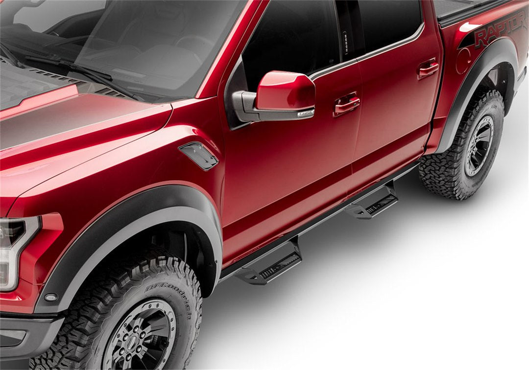 Product of N-Fab PRG1571CC-TX Predator Pro Nerf Bar With Drop Down Steps 