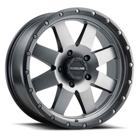 Product of Raceline 17x9 Gun Metal Wheel - 5x5.00 Bolt Pattern 