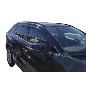 Product of TrailFX 4255H TFX 4-PC Window Vents Outside Channel Rainguard 