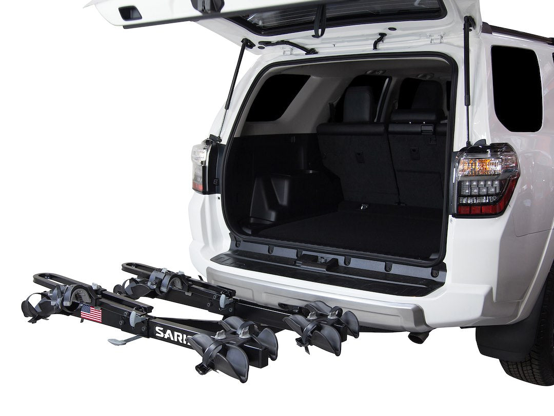Product of Saris 4414B 4 Bikes Bike Tire Clamp Bike Rack - Receiver Hitch Mount No 