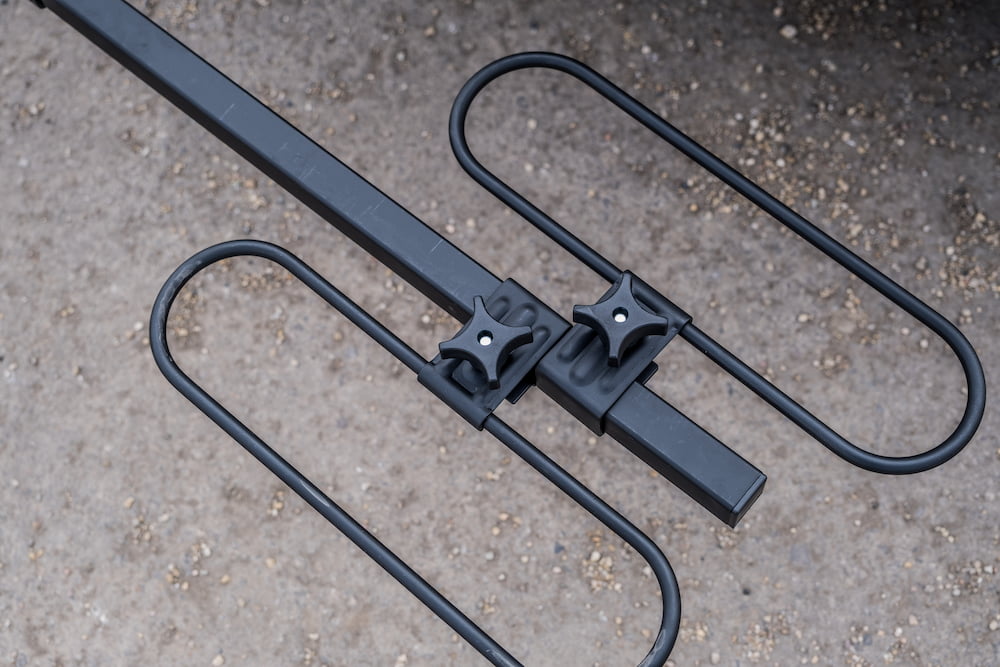 Product of Swagman 64650 2 Bikes Bike Wheel Rests In Loop Bike Rack - Receiver Hitch Mount No 