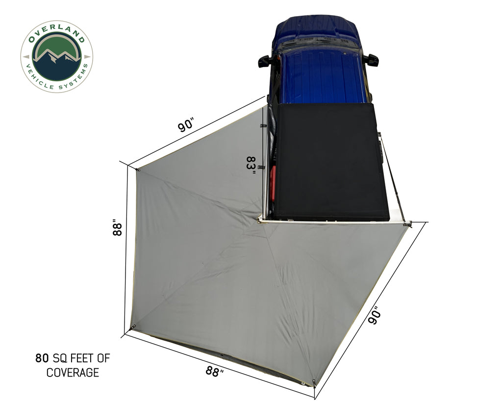 Product of Overland Vehicle Systems 18279909 Awning - Roof Rack Kit Component