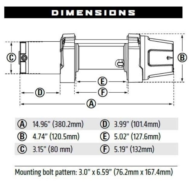 Product of Warn 101040 4500 Pound ATV/ UTV Winch 