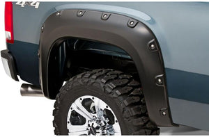 Product of Bushwacker 40953-02 Pocket Style/ Exposed Fasteners Black Fender Flare - Set Of 4 