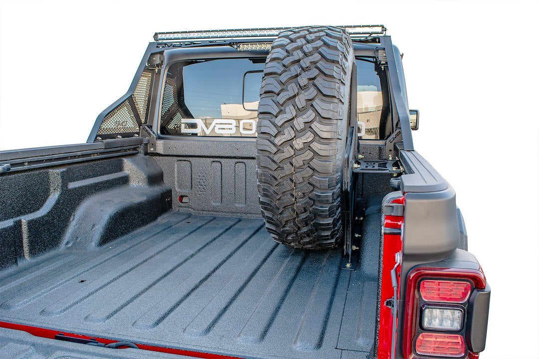 Dv8 Offroad Tcgl-02 Spare Tire Carrier||2020-21-Jeep-Gladiator-Jt-Stand-Up-Spare-Tire-Mount-Dv8-Offroad-Tcgl-02-5.Jpg||89||dv8tcgl02||1629437