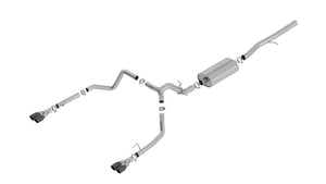 Product of Borla 140772BC Touring Cat Back System Single Exhaust System Kit 