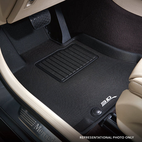 Product of 3D Mats KAGU L1LX07601509 Black Thermoplastic Rubber Of Carbon Fiber Texture Floor Liner 