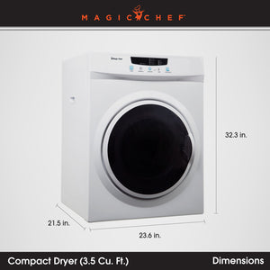 Magic Chef Mcsdry35w Clothes Dryer||mgcmcsdry35w_7.Jpg||92||mgcmcsdry35w||1519756