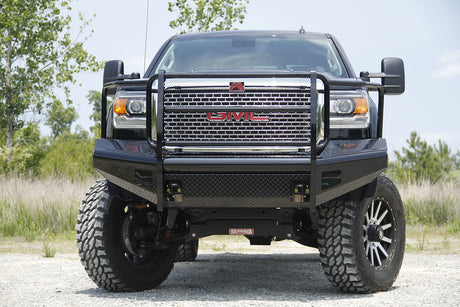 Product of Fab Fours GM11-S2860-1 Black Steel Steel Gloss Powder Coated Bumper 