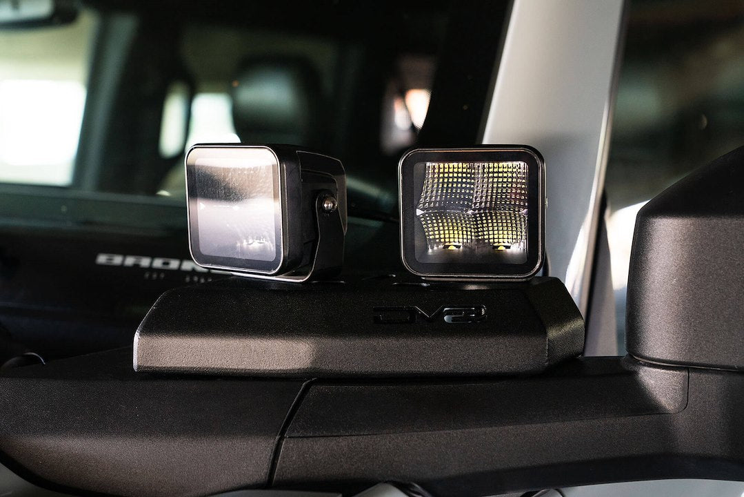 Dv8 Offroad Lbbr-02 Driving/ Fog Light Mounting Bracket||ford-Bronco-Pod-Light-Mount.Jpg||95||dv8lbbr02||1627864